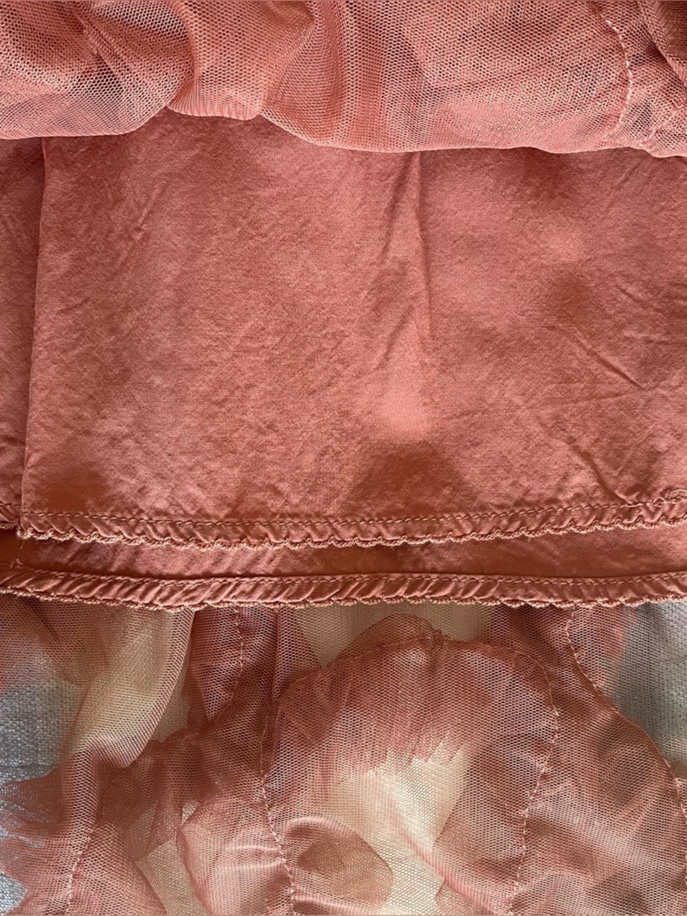 Anthropologie Felicity Rose Pink Ruffle Tulle Midi Skirt - Picture 13 of 17